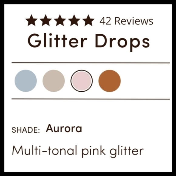 CoverFX Glitter Drops Aurora Pink Liquid Highlight - Picture 3 of 4